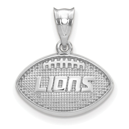 SS  Detroit Lions Football with Logo Pendant