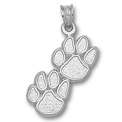 University of Kentucky DOUBLE PAW Silver Pendant