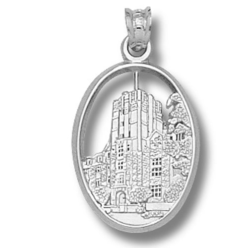 University of Michigan UNION Silver Pendant