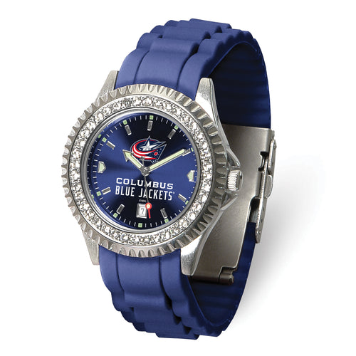 Gametime Columbus Blue Jackets Ladies Sparkle Watch