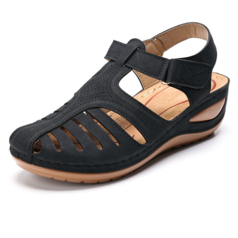 Lightweight Hook Loop Wedges Sandals - Comfy Sandal product image