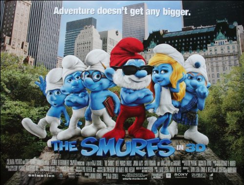 smurfs movie poster