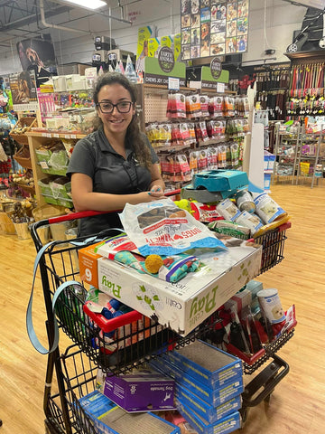 Wellington Chamber of Commerce shopping at Jake's Pet Supply for Palm Beach County Animal Care And Control