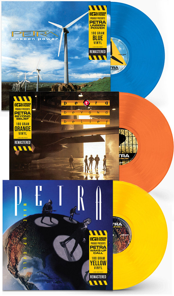 Petra - CD/VINYL BUNDLE - Beyond Belief, Unseen Power, Wake Up