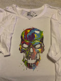 Coloured Skull T-shirt - Size 3XL