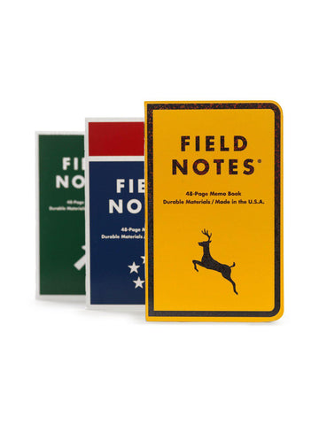 Field Notes - Pitch Black Memo Book (3-pack) Ruled