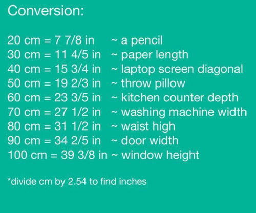 Convert Centimeters To Inches Diamond Painting Tool Diamondxpres Diamondxpres