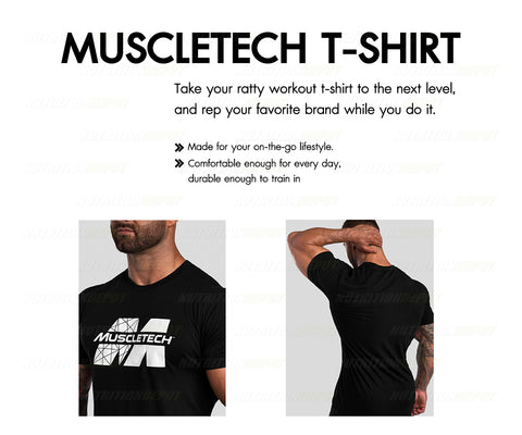 New Muscletech T-Shirt - เสื้อยืด New Muscletech