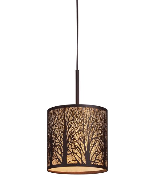 Aged Bronze Pendant Light 