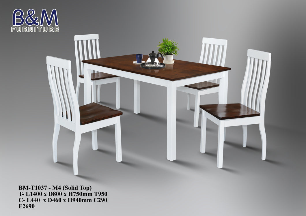 dining table and chairs b and m