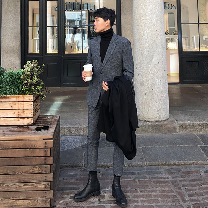 Korean Men's Winter Outfit Ideas 2021 – iwalletsmen