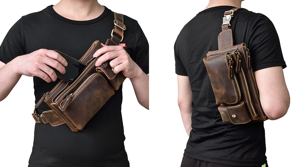 Men's Small Bags: Small Designer Shoulder & Belt Bags