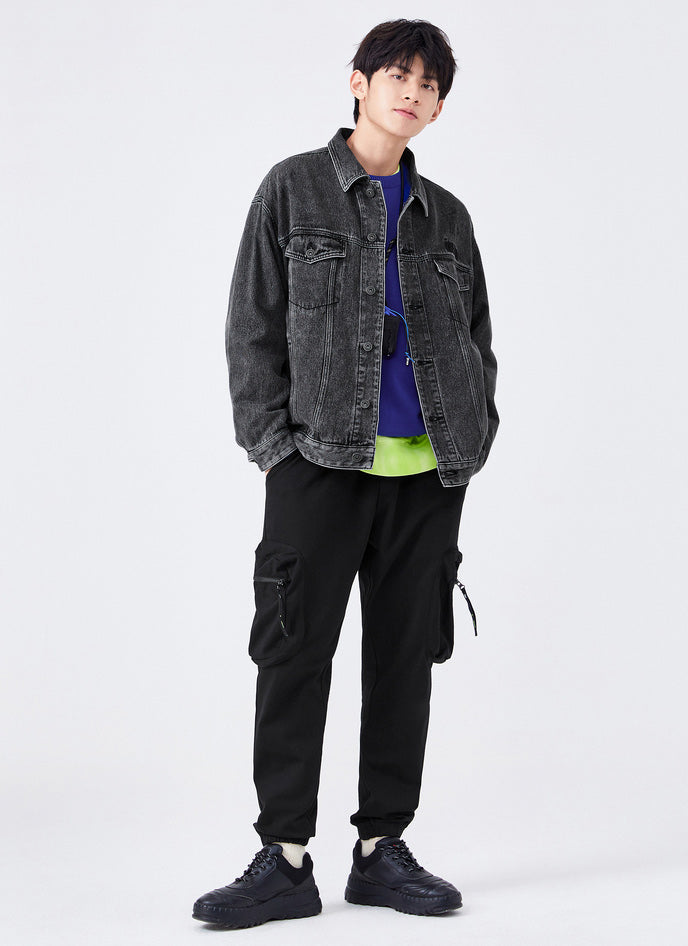 11 LOOKS! How to style Denim jacket?👖 Denim jacket outfits ideas , Korean  Mens Fashion 