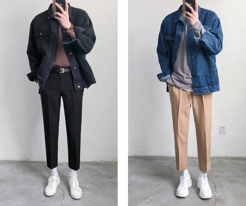 How To Wear Denim Jacket Like Korean Men in 20 Ways | Korean Men Style ...