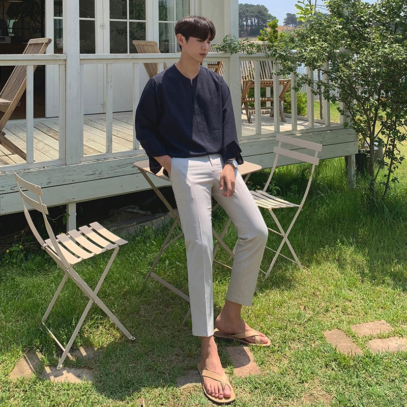 How to Wear Ankle Pants in Summer Like Korean Men – iwalletsmen