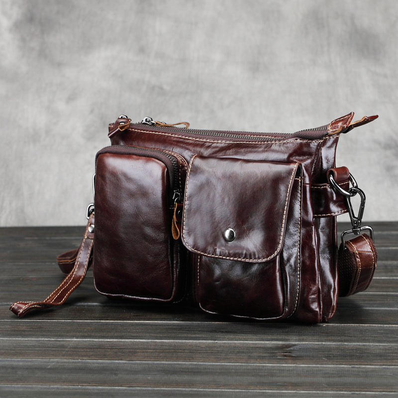 men's small leather crossbody bag