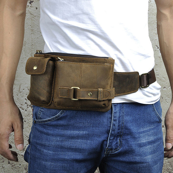 Shop 200+ Cool Mens Leather Fanny Packs – iwalletsmen