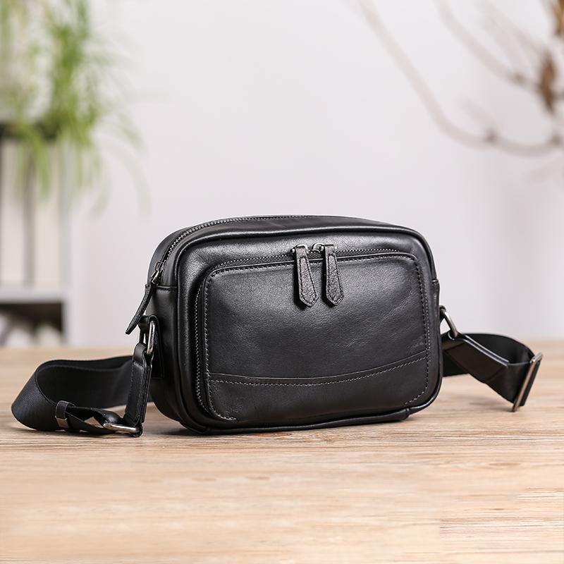 black courier bag