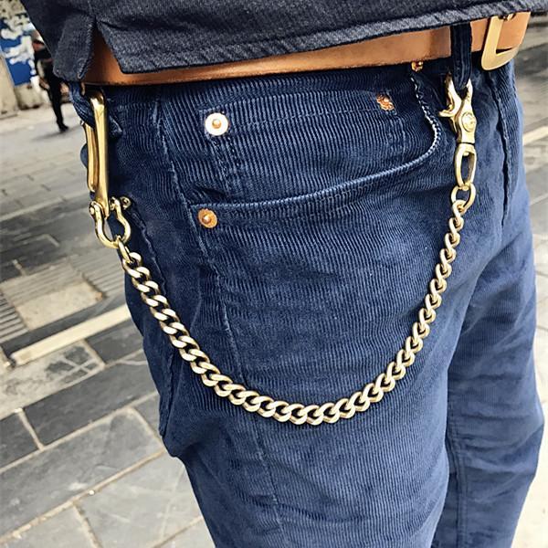 jeans with a chain