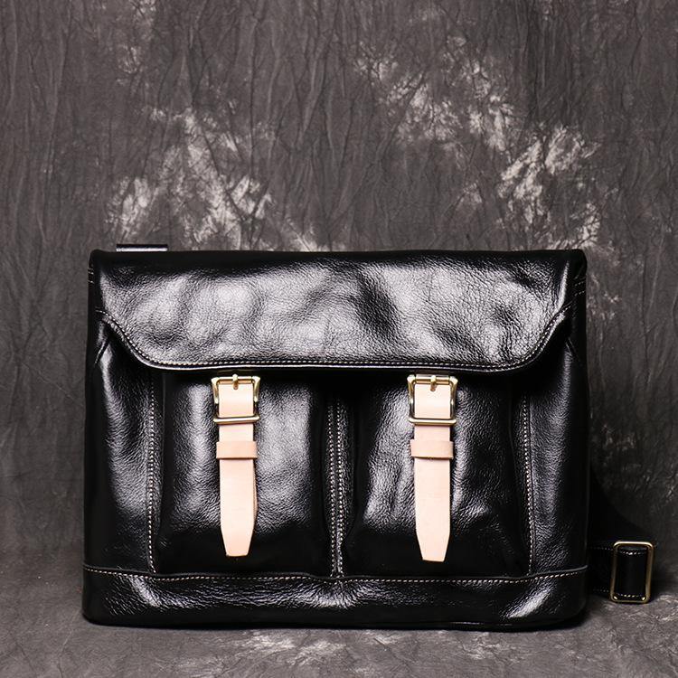 black courier bag