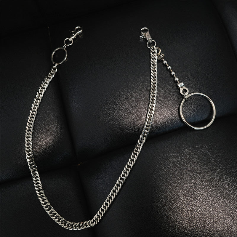 silver chain for pants