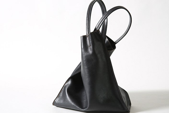 Handmade Leather Mens Tote Bag Cool Messenger Bag Tote Bag Handbag Sho ...