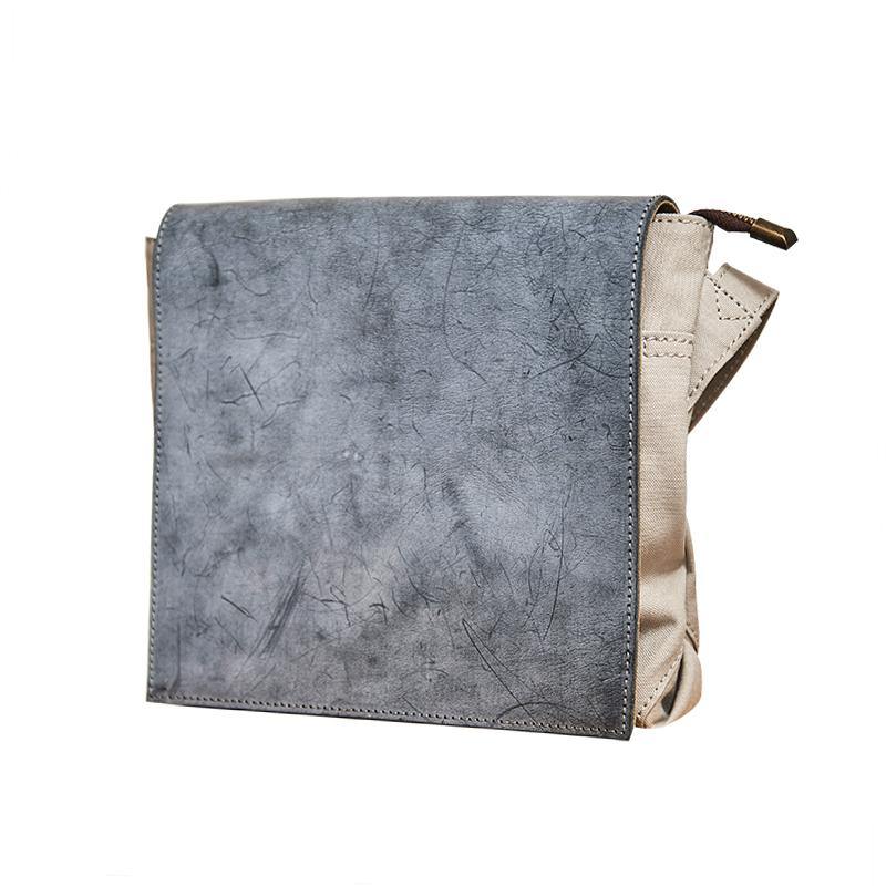 men's small canvas messenger bags