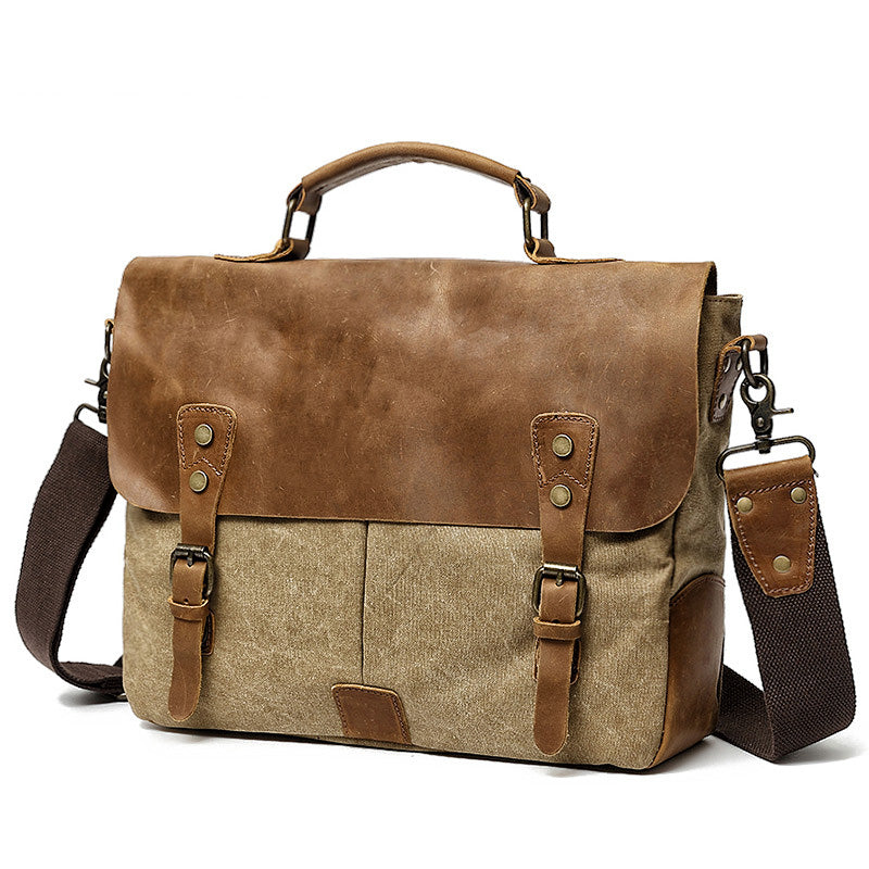 mens canvas computer bag