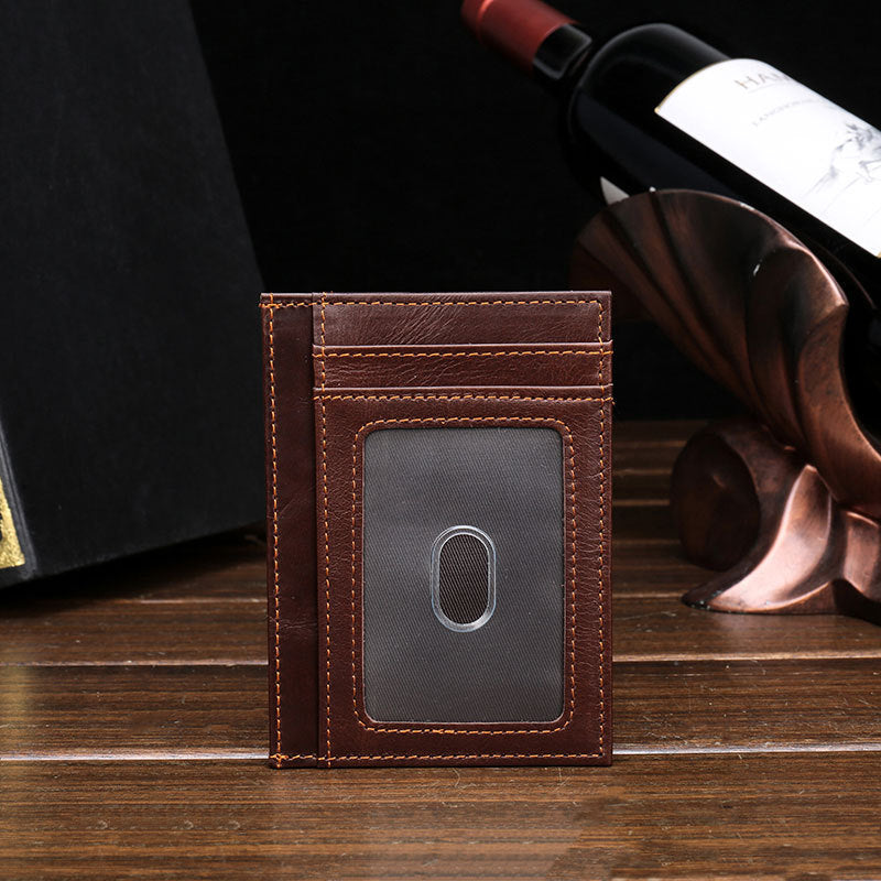 mens slim card case