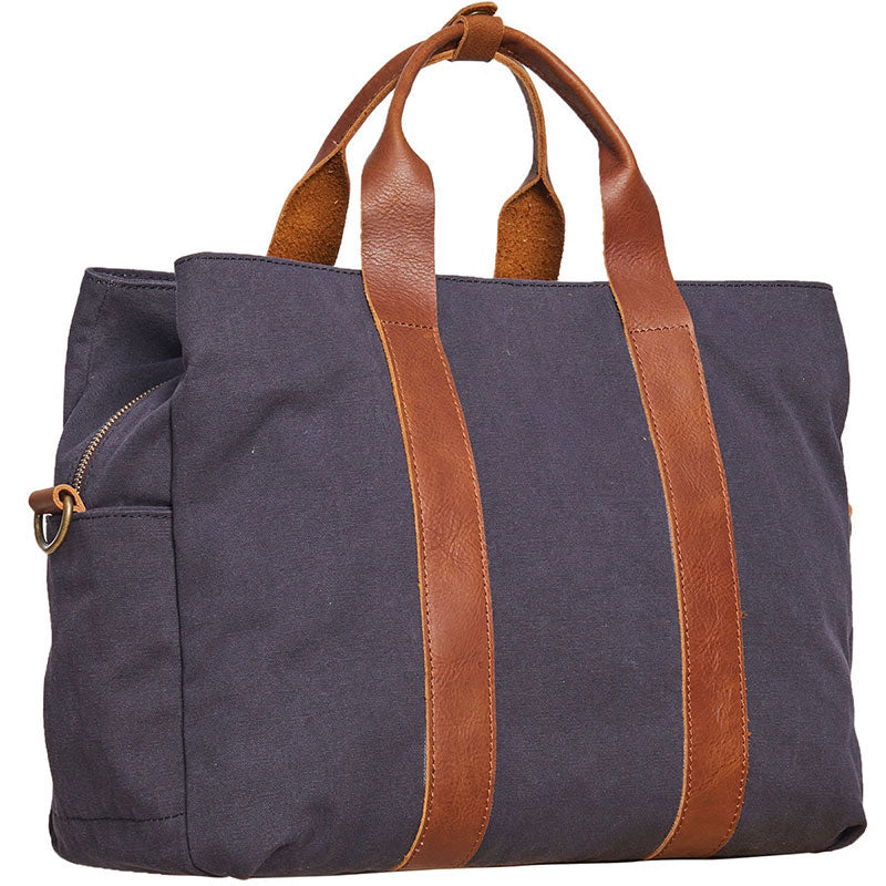 Mens Leather Canvas Travel Bag Canvas Handbag Canvas Weekender Bag for ...