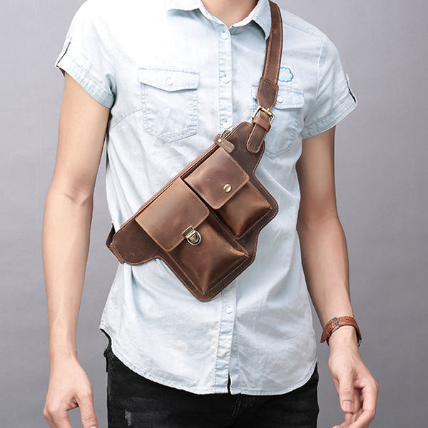 Shop 200+ Cool Mens Leather Fanny Packs – iwalletsmen