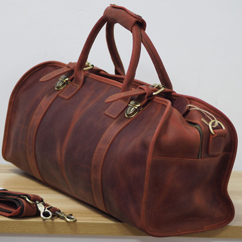Cool Leather Mens Overnight Bags Weekender Bag Vintage Travel Bags Duf ...