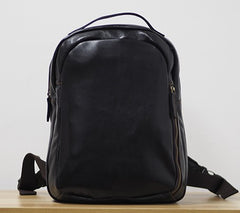 Cool Mens Leather School Backpack Satchel Backpacks Leather Travel Backpack for Men - iwalletsmen