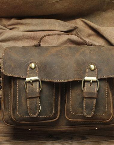 men's small leather cross body bags