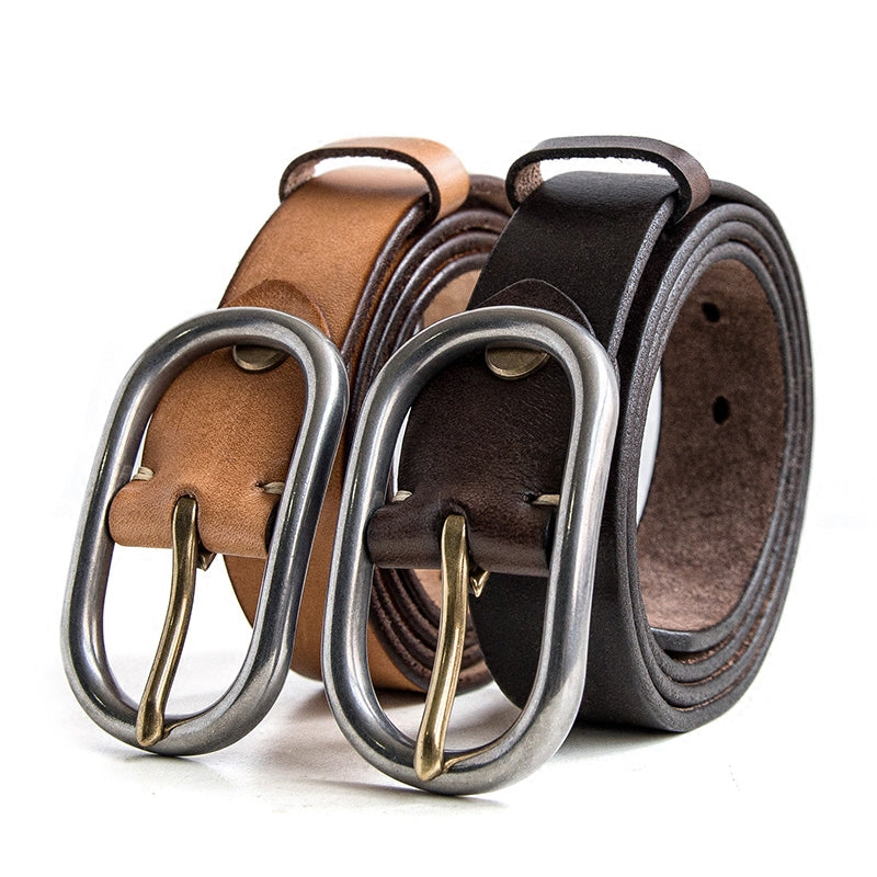 Handmade Genuine Custom Leather Mens Leather Men Coffee Beige Belt for ...
