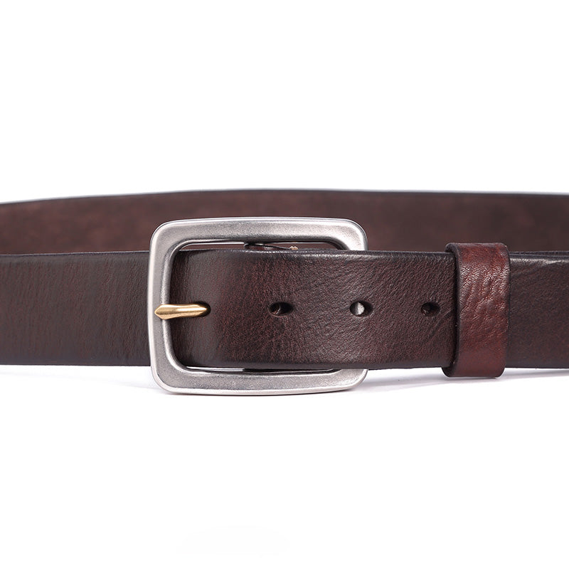 Handmade Genuine Leather Cool Belt Custom Mens Leather Men Brown Black ...