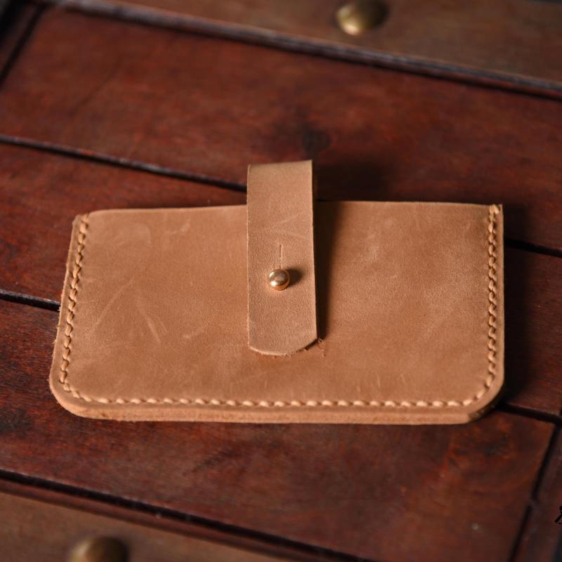 Handmade Mens Cool Short Leather Wallet Men Small Card Slim Wallets Bi – iwalletsmen