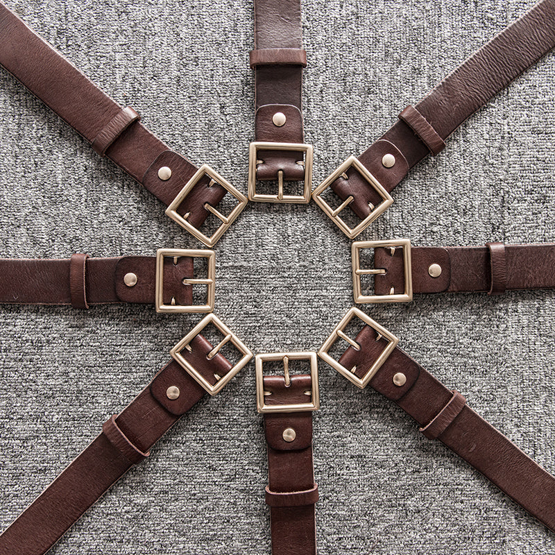 Handmade Genuine Custom Leather Mens Leather Men Coffee Belt for Men ...