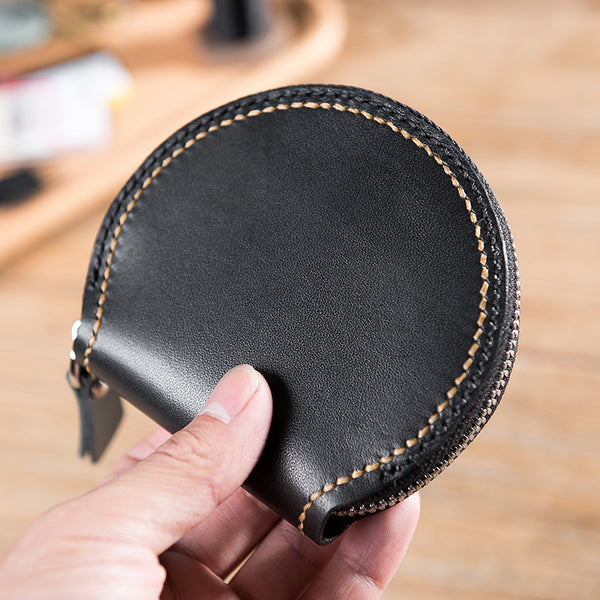 Handmade Leather Mens Cool Change Coin Wallet Coin Holder Coin Pouch C – iwalletsmen