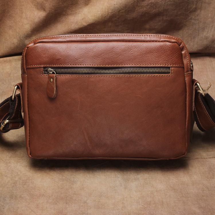 Vintage Leather Mens Cool Messenger Bag Cool Shoulder Bag CrossBody Ba ...