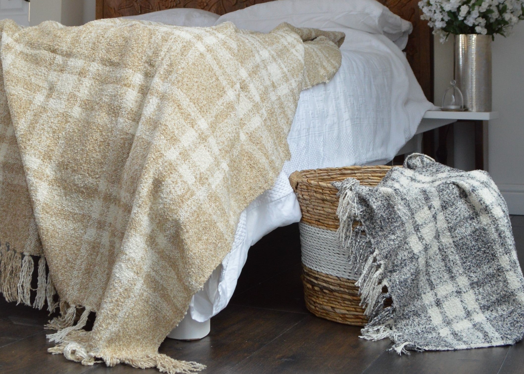 Darwin Check Throw - Luxury Tartan Throws and Blankets