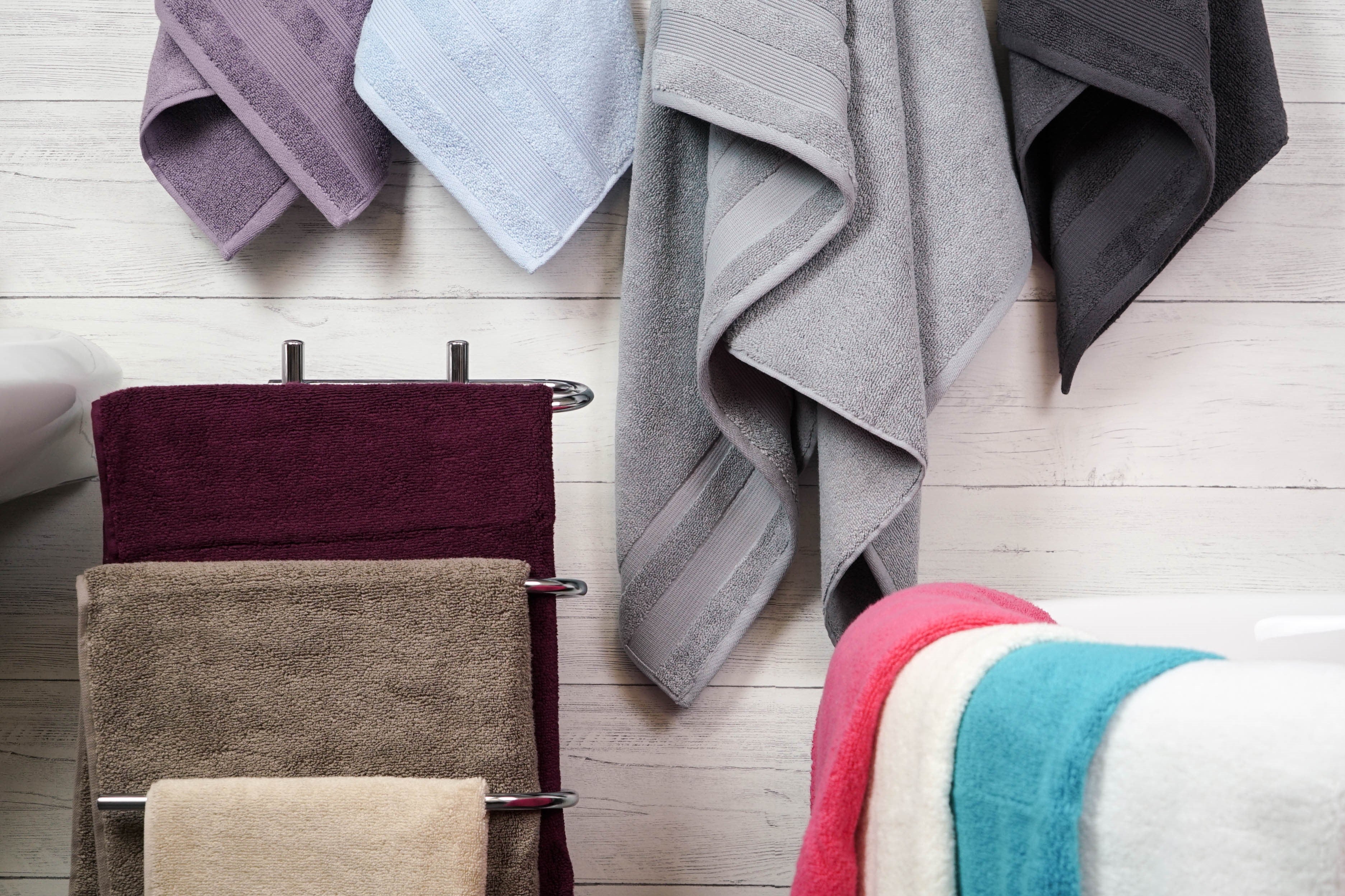 Luxury Egyptian Cotton Towels in a range of colours