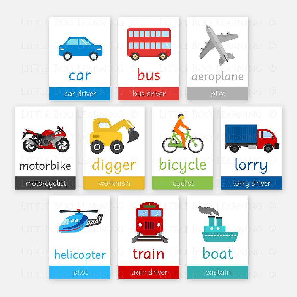 transport-flashcards-flash-cards-learning-resouces-for-pre