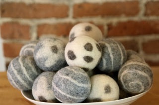 DIY Wool Dryer Balls from Upcycled Sweater - Prodigal Pieces