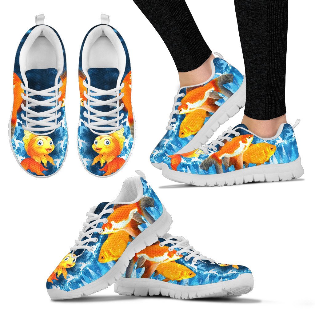 goldfish in shoes