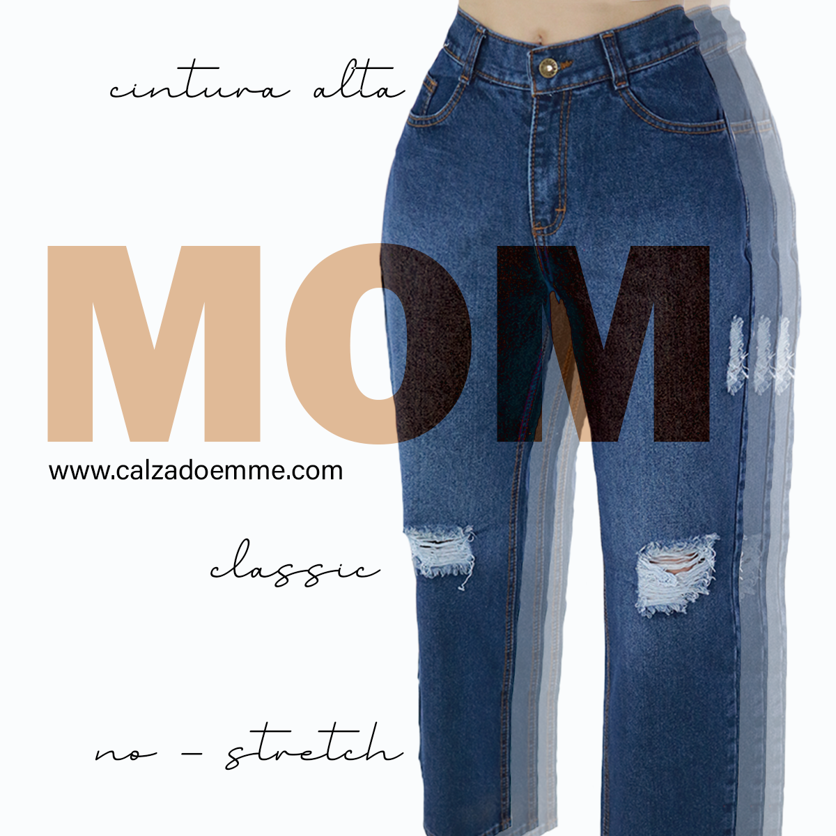 interior Privación para mi Mom Jeans Toledo | Pantalón para mujer 1810 – EMME