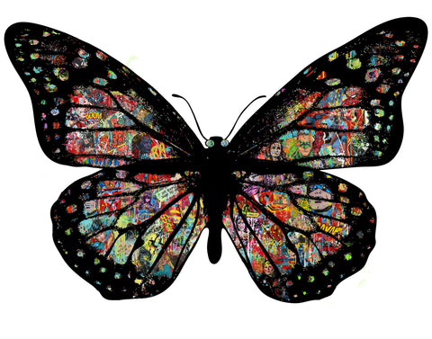 BUTTERFLY POP ART