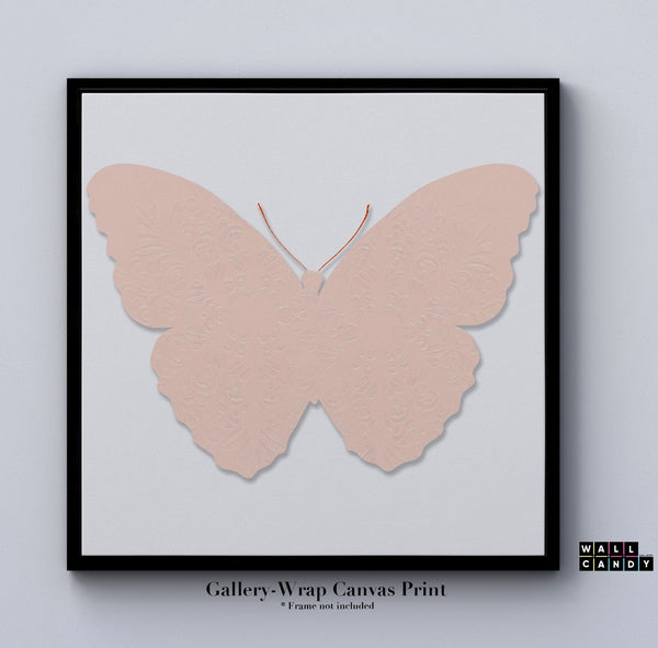 Papillon 3D Wall Art: murale papillons, papillons de papier, décor  fantaisiste, en filigrane morpho noir -  France