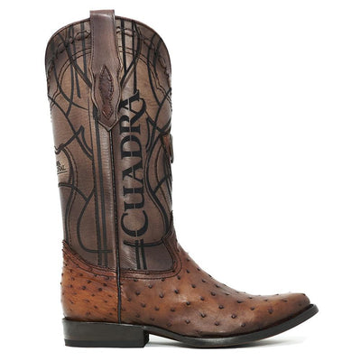 Bajar Favor Leyenda Cuadra Men's Ostrich Cowboy Boots Round Toe – El Potrero Western Wear