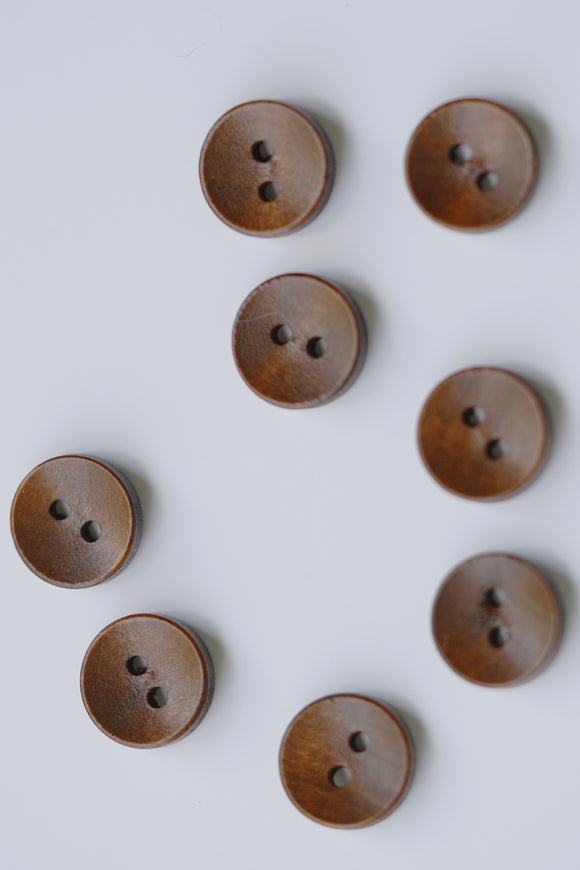 Walnut Wooden Buttons - Small
